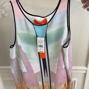 New with tags, ladies size medium Clover Canyon sleeveless top.